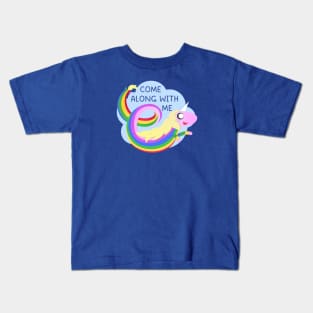 Lady Rainicorn Kids T-Shirt